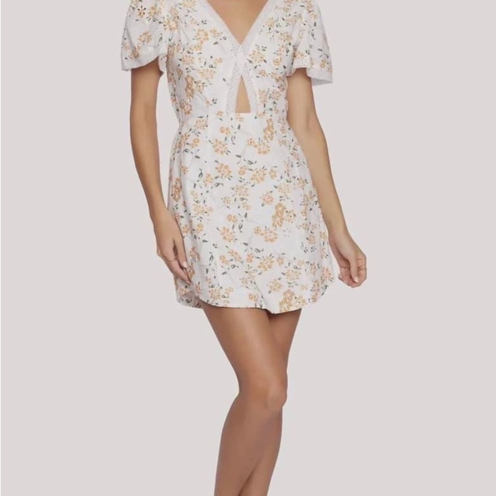 Lost & Wander orange blossom dress size XS